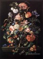 Fleurs en verre et fruits néerlandais Baroque Jan Davidsz de Heem